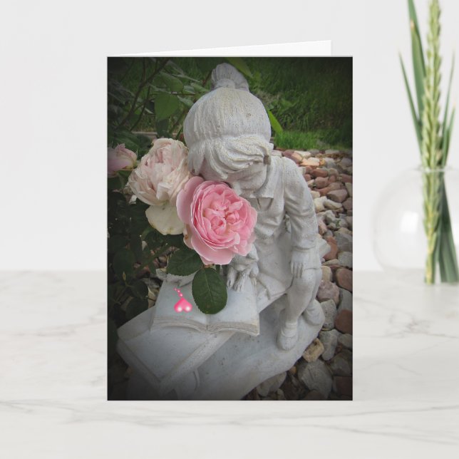 Special Thought Rose Kiss Card (Front)