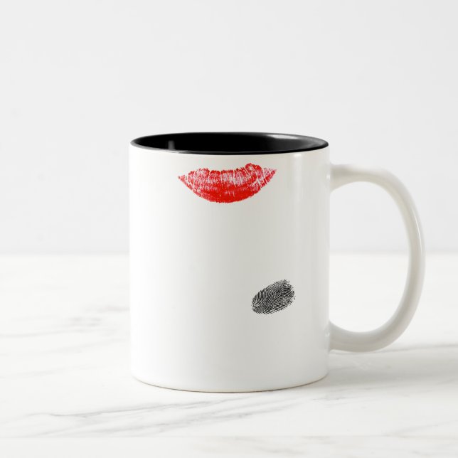 Special Valentine's Kiss Two-Tone Coffee Mug (Right)