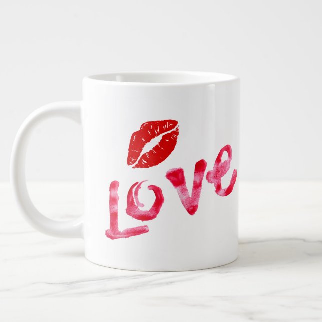 Special Valentine's Large Coffee Mug (Left)