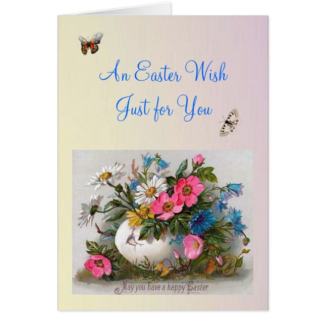 Special Wish Customise Yourself Easter Card (Front)