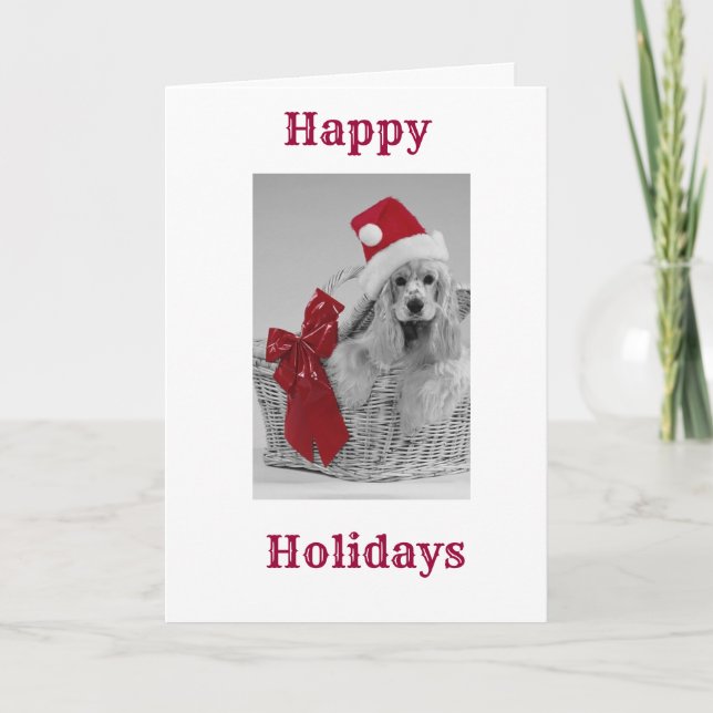 **SPECIAL WISH** FOR **HAPPY HOLIDAYS** TO YOU HOLIDAY CARD (Front)