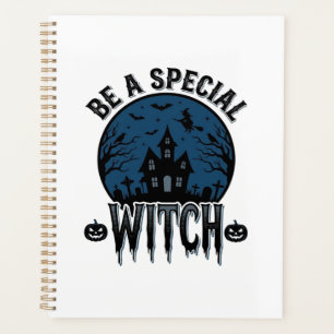 Special Witch Halloween Vintage Engraving Design_1 Planner