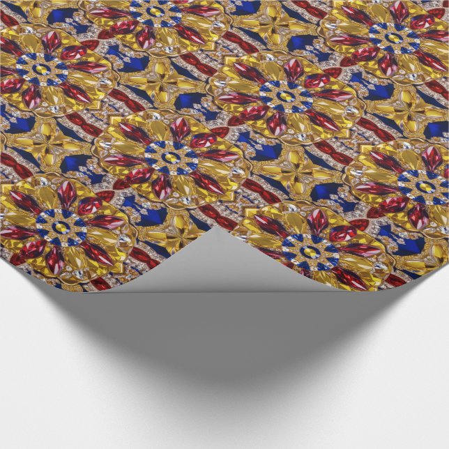 Special wrapping paper with Colombia Colours (Corner)