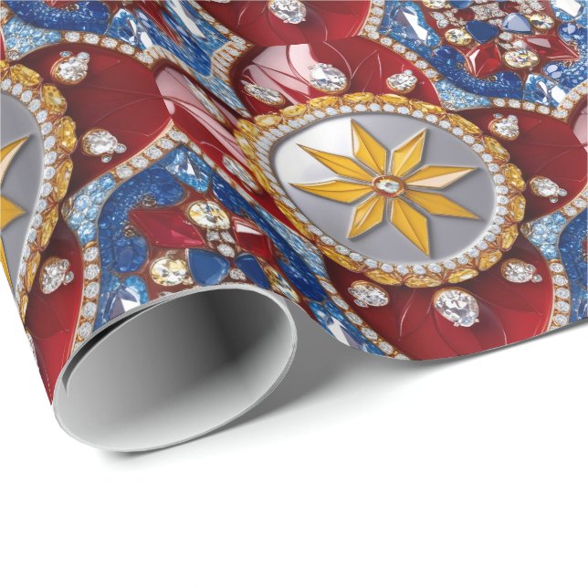 Special wrapping paper with Colombian Colours (Roll Corner)