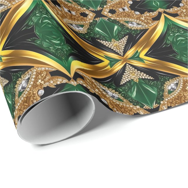 Special wrapping paper with Jamaican Colours (Roll Corner)