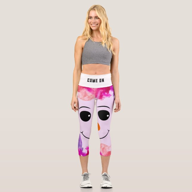Special yoga exercise Leggings  (Front)