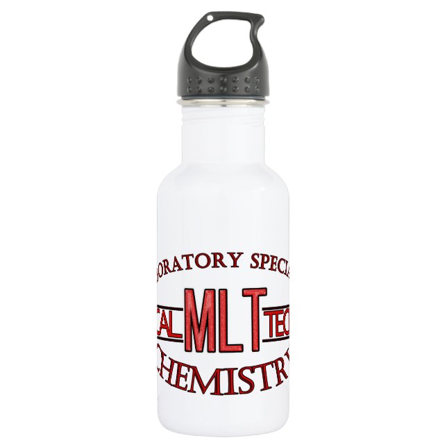SPECIALIST  MLT CHEMISTRY MEDICAL LABORATORY TECH 532 ML WATER BOTTLE (Front)