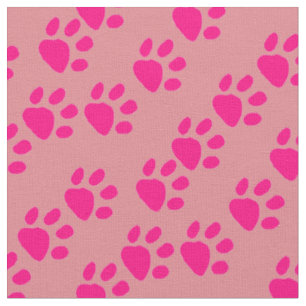 Speciality Avante Garde Fabric - Dog Prints in Pin