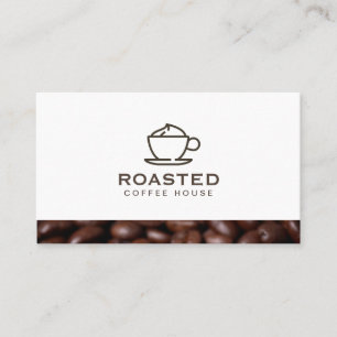 Speciality Coffee Drink / Coffee Beans Business Card