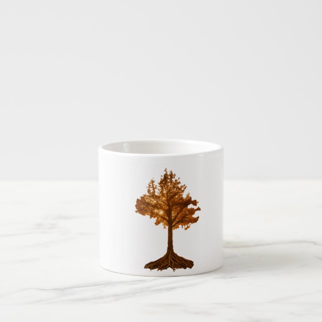 Speciality Espresso Mug - Tree of Life Design (Front)