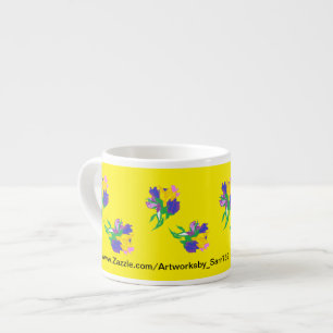 Speciality Mug :ESPRESSO Tulips