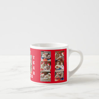 Speciality Mug EXPRESSO PHOTO COLLAGE CHRISTMAS RE