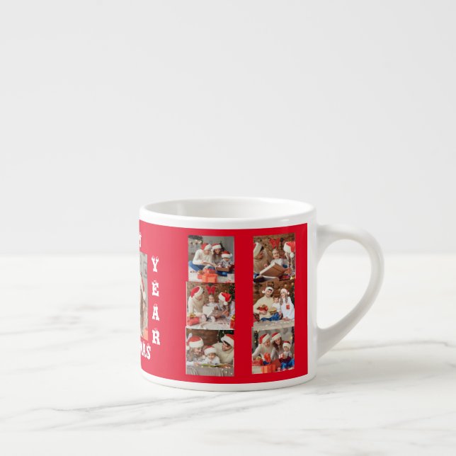 Speciality Mug EXPRESSO PHOTO COLLAGE CHRISTMAS RE (Right)