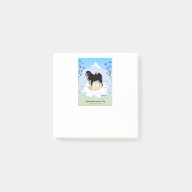 Speciality Tibetan Mastiff Post-It Notes (Front)