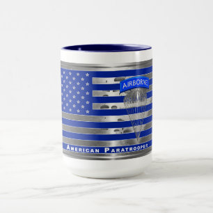 Specially Designed American Paratrooper Flag Mug