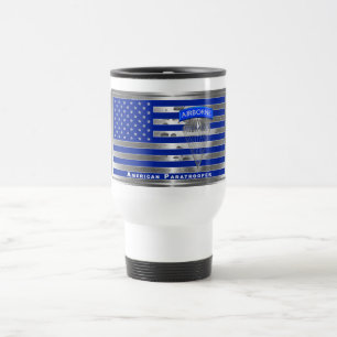 Specially Designed American Paratrooper Flag Travel Mug