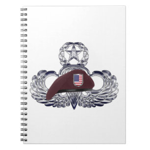 Specially Designed Beret on Airborne Wings s Notebook