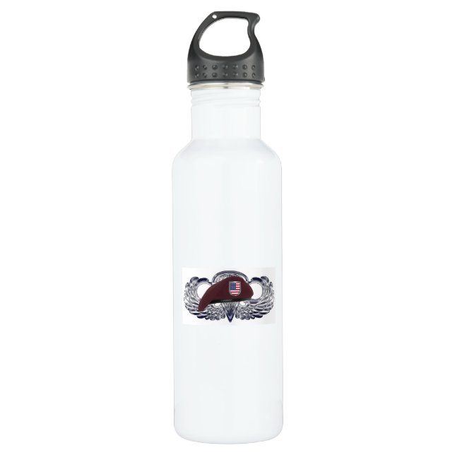 Specially Designed Beret on Basic Airborne Wings 710 Ml Water Bottle (Front)