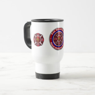 Specially Designed Commemorative Fire Department Travel Mug