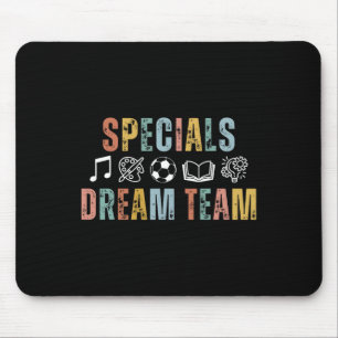 Specials Dream Team Teacher Byck To School Art Mus Mouse Mat