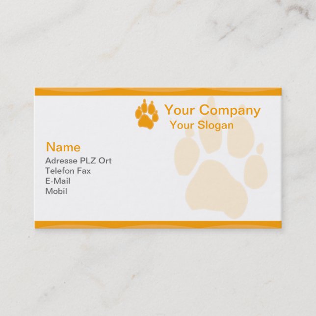 Species Business Card (Front)