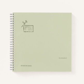 Specimen- Botanists Pause- Minimal Notebook