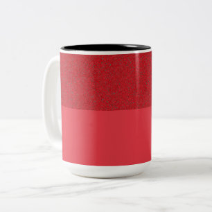 Speckle-Top Tomato Red Coffee Mug – Customisable