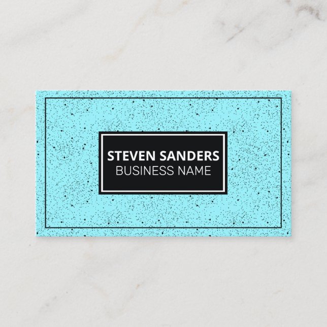 Speckled Background Business Card (Front)