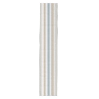 Speckled Coastal Striped Medium Table Runner