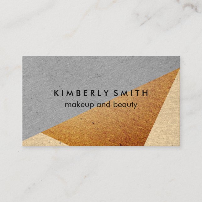 Speckled Colour Blocks Business Card (Front)