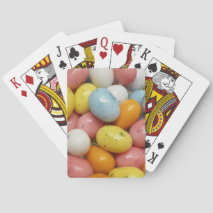 Speckled Coloured Jelly Bean Easter Eggs Playing Cards