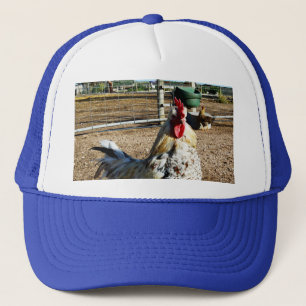 Speckled Farm Rooster, Truckers Hat