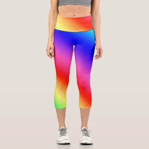 Speckled Gradient Capri Leggings