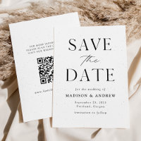 Speckled Modern Elegance QR Code