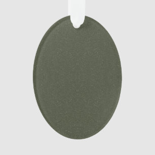 Speckled Moss Green Acrylic Ornament – Customise
