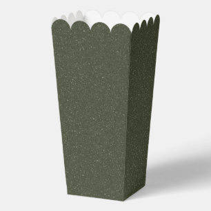 Speckled Moss Green Favour Box – Customisable