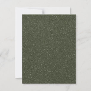 Speckled Moss Green Flat Card – Customisable