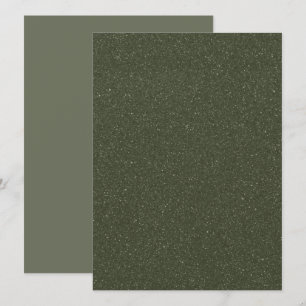 Speckled Moss Green Flat Card – Customisable