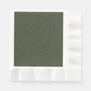 Speckled Moss Green Paper Napkin – Customisable