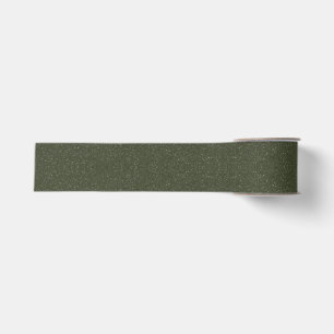 Speckled Moss Green Ribbon Customisable Grosgrain Ribbon