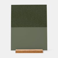Speckled Moss Green Top Acrylic Sign – Customise