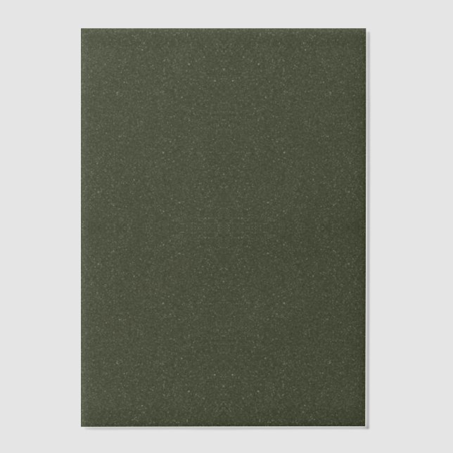 Speckled Moss Green Vellum Overlay – Customisable Invitations (Front)