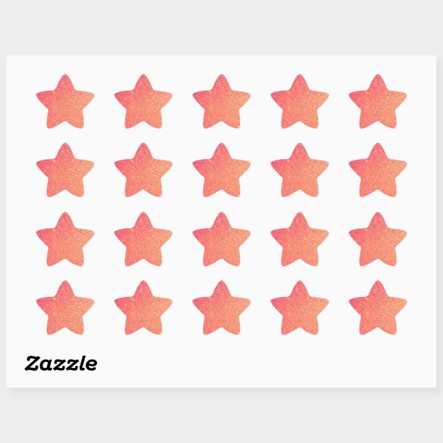 Speckled Pink Scrapbooking & Journal Star Sticker (Sheet)