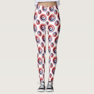 Speckled Polka Dot Circles Pattern Leggings