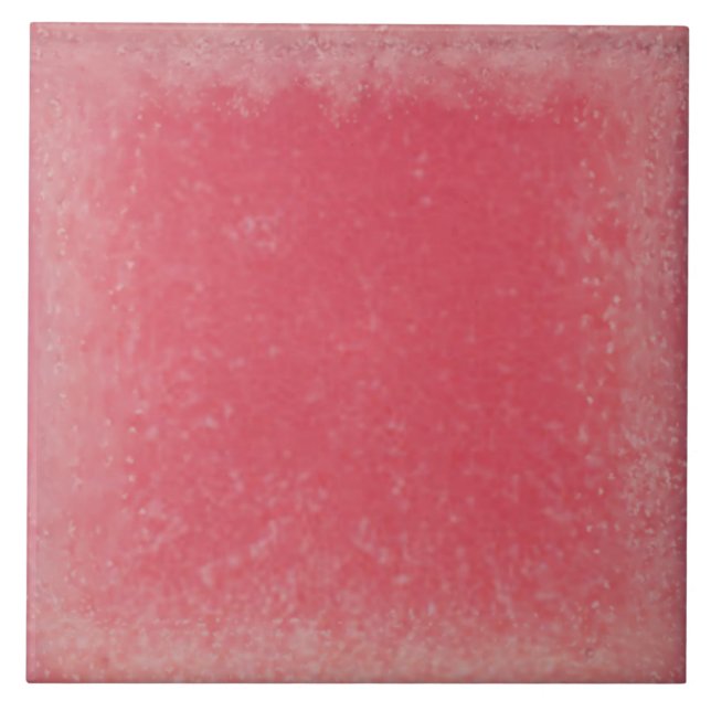 Speckled Rhubarb Ceramic tile (Front)