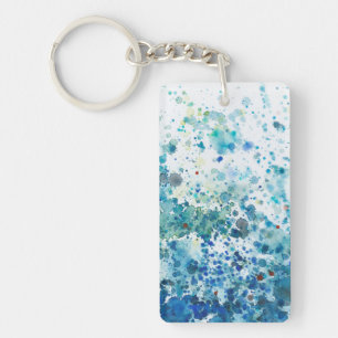 Speckled Sea I Key Ring