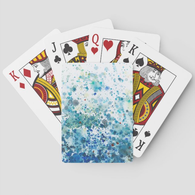 Speckled Sea I Playing Cards (Back)