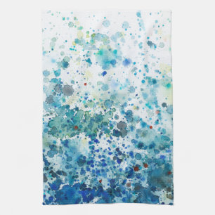 Speckled Sea I Tea Towel