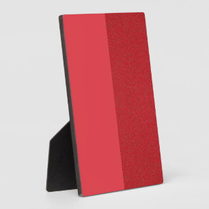 Speckled & Smooth Red Tabletop Plaque – Customise
