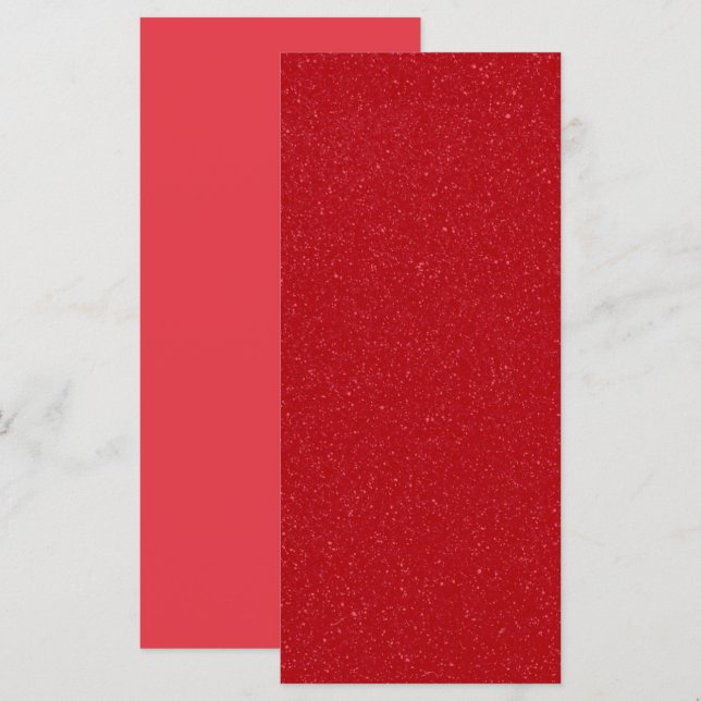 Speckled Tomato-Red 4×9 Flat Card – Customisable (Front/Back)